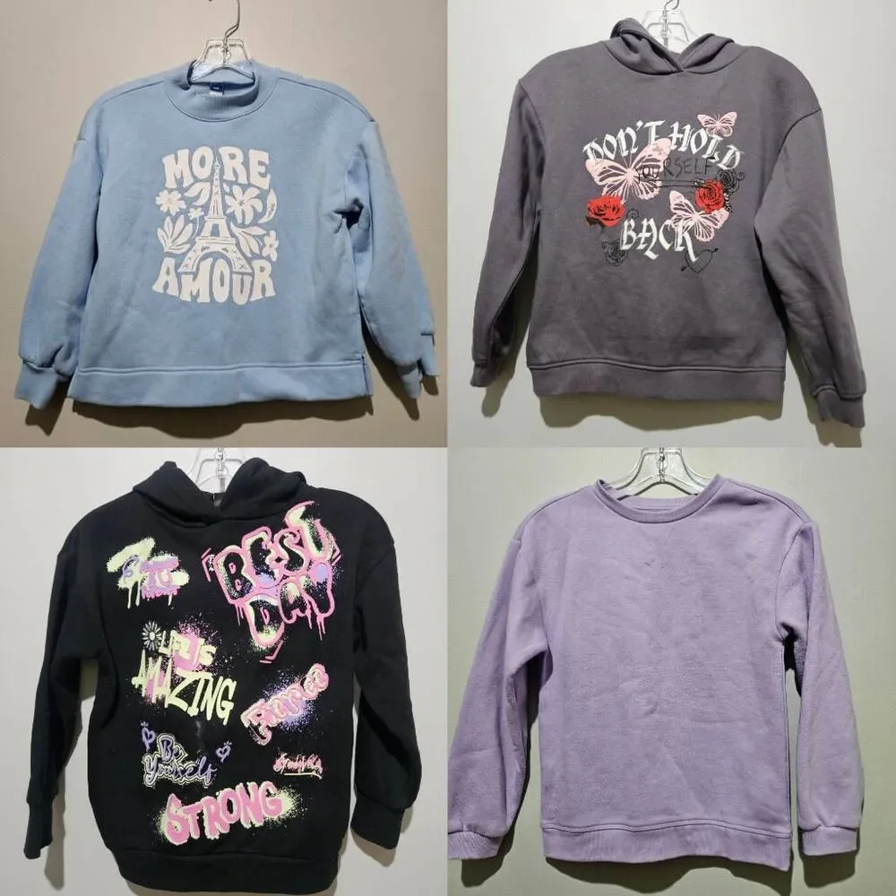 Girls Pull up long sleeve Sweaters lot Size 8/9 Like new